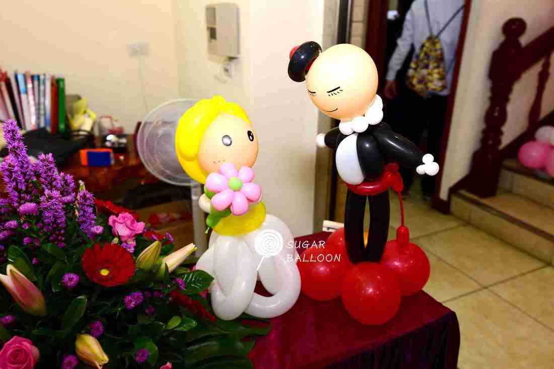 婚禮氣球人偶
